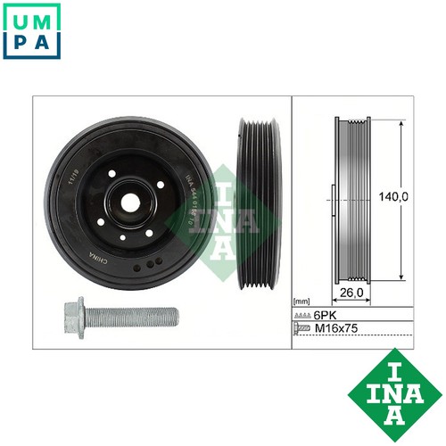 Belt pulley set - pulley, crankshaft