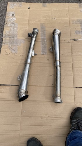 Motorcycle exhaust end - exhaust, can
