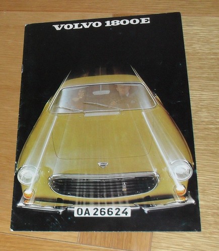 Volvo 1800e brochure 1969 1970 - volvo, 1969-1970