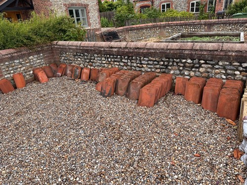 Reclaimed clay pan tiles - clay,