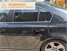 BMW 5 Series Rear Door Left 2007 Saloon BARE 4/5dr E60 668 Black (05-09) 520d