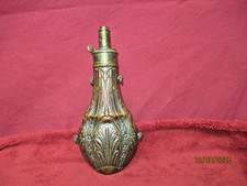 Antique Pre-Civil War G & JW Hawksley,  Musket Powder Flask , 8 5/8", (EMPTY)