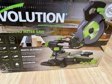 Evolution F210SMS 230V Sliding Mitre Saw - Blade not included.