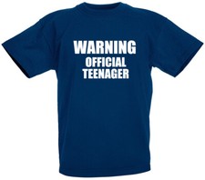Warning Official Teen T-Shirt, Gifts for boys girls 13th birthday gift teenagers