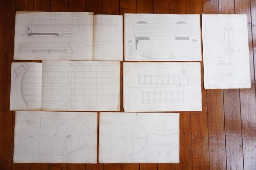 C1840s katharines dock - katharines,