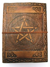 SALE Pentacle leather cord