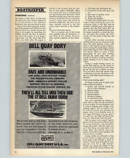 1972 PAPER AD 17' Dell Quay