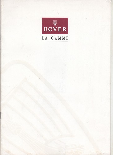 1989 rover gamme 12p - 12p, french
