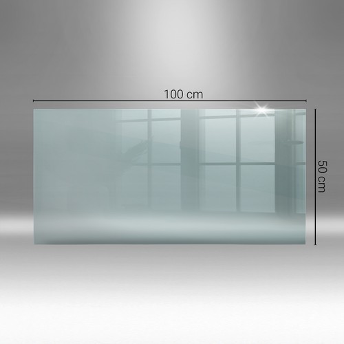 Clear toughened glass hearth - toughened,