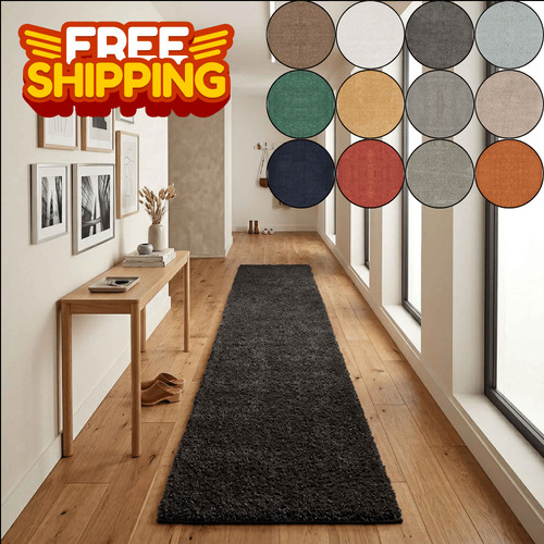 Shaggy runner rug - thick, soft