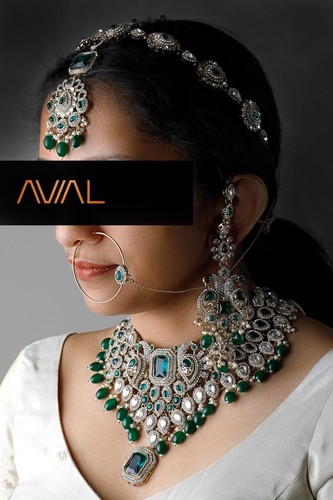 Indian bridal jewelry set - indian,