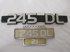 VOLVO CLASSIC 245DL CAR BADGE