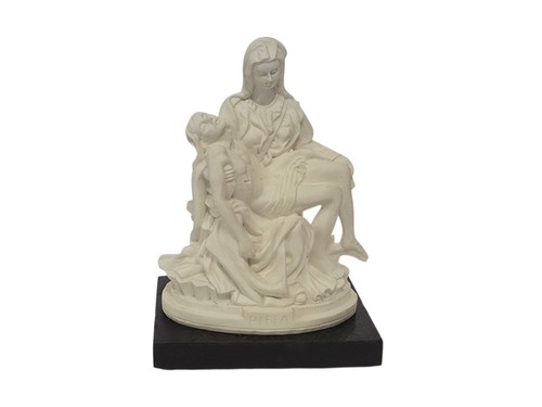 Vintage chalkware pieta - chalkware,