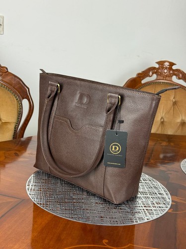 Genuine leather tote bag - leather,