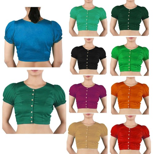 Women cotton sari blouse - sari,