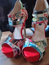 Ladies high heel designer Shoes Sergio Todzi New Size 4 Immaculate Condition