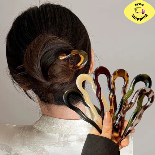 Women shaped hairpin french - women,