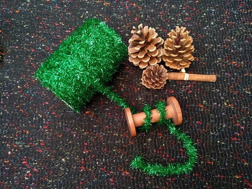 Metallic mini tinsel unwired - metallic,