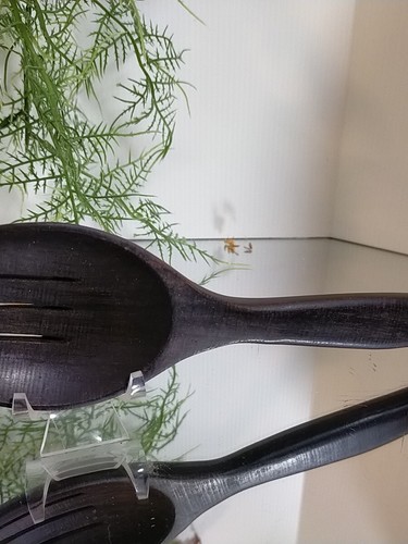 Vintage solid hand carved - solid,