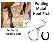 Folding Metal  Hoof Pick - Hacking Riding Essential. Grooming Kit or Pocket 