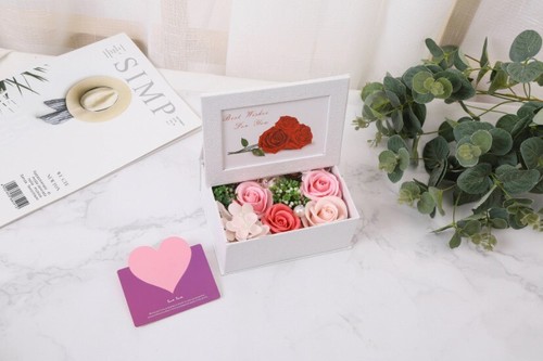 Rose soap flower - , photo