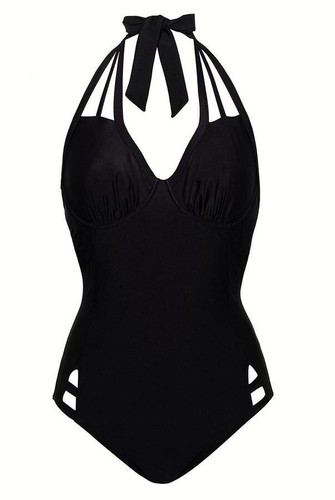 Figleaves black halterneck - figleaves,