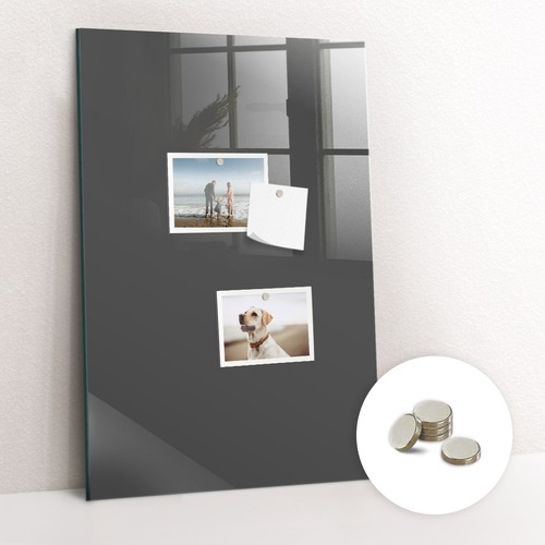 Magnetic glass memo board - glass,