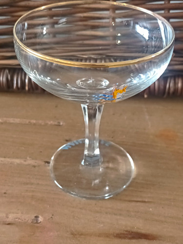 Vintage babycham coupe - 5x,