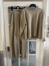 ZARA # Co Ord # Beige Wide Leg