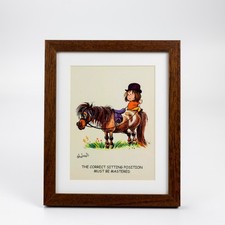 Norman thelwell pony print - thelwell,