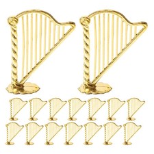  20 Pcs Small Harp Pendants