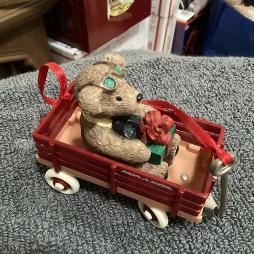 Red radio flyer - flyer, "town