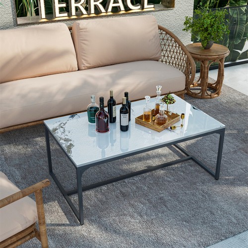 Garden coffee table aluminium - garden,