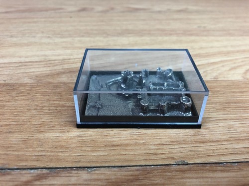 Pewter model raglan castle - model,