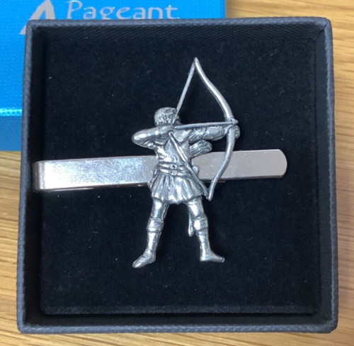 Archer silver pewter tie - silver,