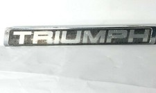 Triumph Cars 1970s rear badge