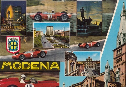 Modena town postcard - modena,