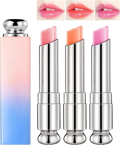 3pcs colour changing lip balm - 3pcs,