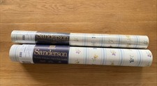 X2 SANDERSON Wallpaper Rolls Viola WR8306/1Floral 80s Retro Flowers Cottagecore