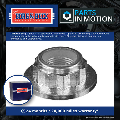 Hub nut rear bhn224 borg - hub,