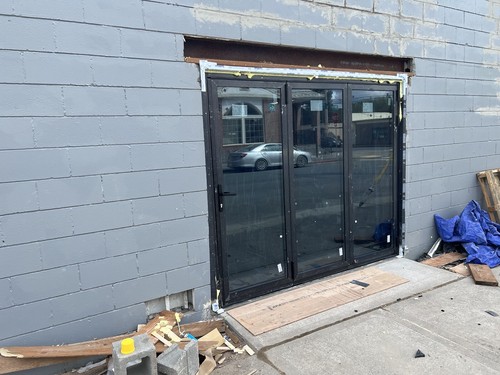 Bifold aluminum patio - , door