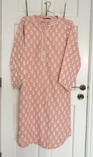Al Karam Kurta Pakistani Shalwar Kamees Peach Pink Cotton, Small/Medium, 10