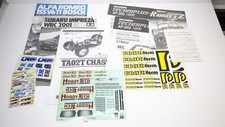 Tamiya Instructions Subaru Impreza WRC 2001 Alfa Romeo 155 V6 + Stickers+ Others