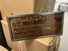 WW2 Air Raid Shelter Sign