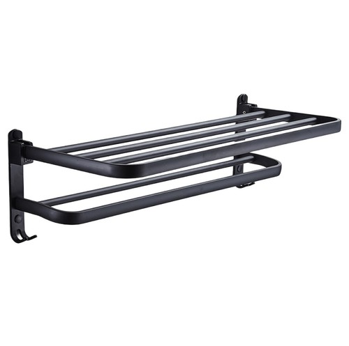 Foldable double towel rail - foldable,