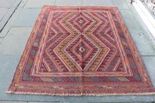 Vintage hand made afghan - hand,