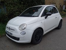 2011 Fiat 500 Twinair 0.9 Turbo Petrol White Manual 3 Door