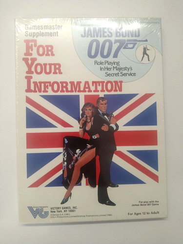 James bond roleplaying game - bond,