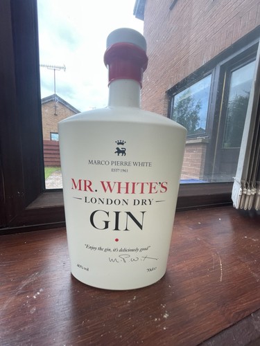 Whites gin bottle empty - mr,