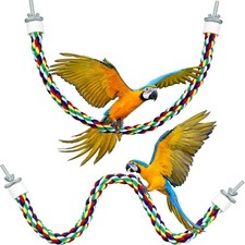 1x Pet Bird Rope Perches